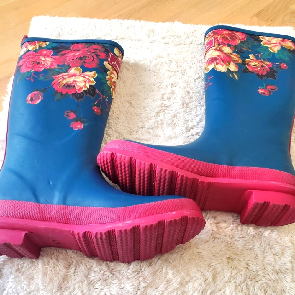 Joules size 9 rainboots